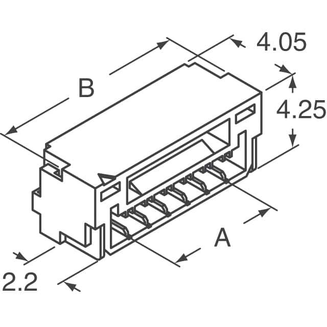 SM08B-GHS-TB(LF)(SN) JST Sales America Inc.  Embases à broches mâles